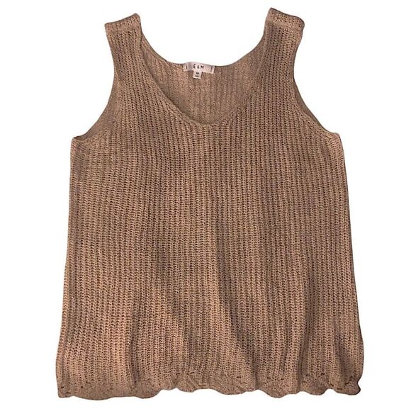 E&M crochet sleeveless top size medium NWT - Picture 1 of 4